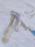 物生物（RELEA）玻璃杯高颜值大容量女士茶水分离车载办公杯子 梦幻紫【细密滤网/带提绳】 650ml 实拍图