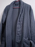 HOYO日本 浴袍五星级酒店浴袍情侣装纯棉柔软吸水浴衣汗蒸服男女通用 冰墨 S码 适合身高155-170CM 实拍图