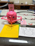 玩乐兔绘画机器人六一儿童节礼物玩具1-6男女孩生日自动智能画画3-8岁 白色【100张卡片+彩笔+画板】 实拍图