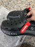 回力四季踩屎感洞洞鞋男士凉鞋2025新款包头拖鞋外穿休闲开车运动沙滩鞋 黑色【品质升级版】 41 -42码 实拍图