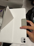 PITAKA适用苹果iPadMini7保护壳iPadPro保护套2025-18款Air7/Mini6通用磁吸超薄皮套支架带笔槽11/13英寸 白色【返校季冲量价】  2024款iPad Pro 11寸 实拍图