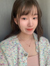 爱的约定 心有灵犀彩金项链女18k玫瑰金轻奢锁骨链生日礼物送女友老婆妈妈 玫瑰金 18K金吊坠+S925链+礼盒 实拍图