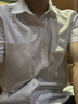 凡客诚品衬衫男商务易打理纯色西服正装衬衣男士白衬衫 短-白斜纹 38 卡码建议拍大一码 实拍图
