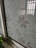菲客静电窗户防窥膜浴室磨砂玻璃贴纸阳台宿舍卫生间防水膜透光不透人 白浅叶子 45厘米宽X2米长 实拍图