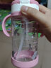 利其尔（Richell） 宝宝学饮水杯 儿童吸管杯 婴儿水杯  带手柄防漏喝水训练杯 马戏团水杯 320ml 吸管型 实拍图