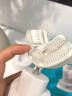 巨能 电动牙刷u型全自动智能声波感应式软毛防水成人男女情侣牙刷三面洁牙神器正畸可用牙刷巴氏刷牙法 成人款（JN268)-白色 实拍图