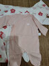 童泰新生儿婴儿衣服宝宝家居连体衣纯棉哈衣2件装0-6月夏装薄款 绿色 52cm 实拍图
