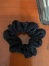 Royal sasa皇家莎莎发圈韩版手工头饰发绳亮丝头花不伤发简约基础款发饰品 闪耀黑BL 实拍图