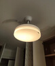 ARROW箭牌照明 led风扇灯隐形吊扇灯吊灯满天星现代简约卧室餐厅灯具 42寸-6档调节-吊扇灯 实拍图
