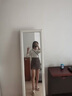 欧贝汐半身裙女皮裙卡其色2025新款春秋冬季包臀a字短裙高腰小皮裙 咖色 M 实拍图