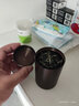 京适茶叶罐小茶罐便携密封罐旅行专用金属铝合金高档储存罐茶叶盒空盒 咖啡褐【中号短款】 140ml 实拍图