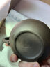 悦目清心 紫砂壶宜兴原矿紫砂纯全手工功夫小茶具套装小泡茶壶 山水扁玉(黑金砂) 实拍图