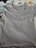七匹狼秋衣男纯棉抗菌保暖内衣男士秋裤秋冬打底上衣棉毛衫单件线衣线裤 【圆领】浅灰套装 2XL (180) 推荐体重150-170斤 实拍图