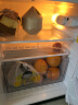 惠康（HICON)冰箱小型家用单人宿舍冷藏冷冻双开门电冰箱二人租房小冰柜彩色复古小冰箱BCD-108 耀石黑 BCD-108 实拍图