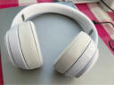 适用Beats Solo3 Wireless头戴式蓝牙耳机套海绵套耳罩耳机棉solo2耳机套耳机配件 白色【蓝牙版，小羊皮耳套一对】 实拍图