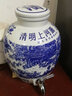 陌德景德镇陶瓷酒坛子存酒罐空瓶家用窖藏密封泡酒专用容器缸 清明上河图 10斤有孔 配304龙头 实拍图