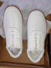 山人运动太极鞋男鞋春秋季软牛皮新款太极拳练功鞋牛筋底武术鞋运动鞋女款 白色-透气夏款 41 实拍图