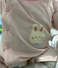 舒贝怡2件装婴儿衣服夏季薄款新生儿连体衣短袖哈衣儿童爬服黄色66CM 实拍图
