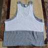 浪莎2件男士背心男纯棉青年透气夏季汗衫跨栏吊带运动打底杉 【纯棉透气】白色+麻灰色 185/XXXL 实拍图
