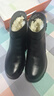 强人女靴羊毛保暖休闲棉鞋头层牛皮轻便厚底防寒靴子 JDC730129 黑 36 实拍图