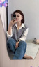 皮尔卡丹秋季女装春秋穿搭女套装微胖减龄高级感2025新款洋气三件套装 三件套【女神范针织奶糯风套装奶 L 【推荐100-120斤】 实拍图