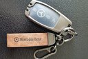 创勋（CHUANGXUN）奔驰e300l钥匙套glc260包a200l壳c260lglb220汽车扣gls级450 400 奔驰A款【铂金灰】+【棕色扣带】 . 实拍图