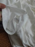 欧替西【两件装】纯棉纯色短袖T恤男同款全棉圆领打底衫潮半袖重磅厚实 白色+白色 2XL【建议穿135-145斤】 实拍图