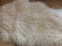 冬季羊毛沙发垫 欧式 真皮沙发垫 坐垫防滑 加厚 整张羊皮垫子组合贵妃毛绒沙发垫飘窗垫毯 自然白色 澳洲1.5p70*155cm 实拍图