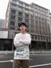 雪莱琼斯卫衣男中山秋冬季款潮牌港风宽松圆领无帽加绒学生潮流大码上衣服 米白色 L 实拍图