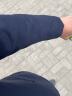 卡帝乐鳄鱼（CARTELO）长袖T恤男春秋季卫衣男士华夫格打底衫休闲男装 灰色 4XL  实拍图