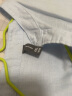 构致（GLOY&ZENITH）夏季亚麻衬衫男士短袖薄款衬衣商务休闲简约纯色棉麻半袖男上衣潮 灰色 XXL（145-160斤） 实拍图