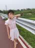 羽克儿童泳衣女孩2026新款中大童连体游泳衣女童学生专业训练游泳装备 少女粉（配套内置底裤） S码【建议身高130—140cm】 实拍图