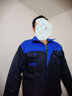 装耐春秋长袖工作服套装男女劳保服套装汽修装修物业家政工程服车间服 长袖上兰下蓝 XL 175 上衣 实拍图