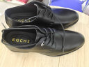 宜驰（EGCHI）皮鞋男士商务休闲正装英伦耐磨舒适通勤鞋子男 1618 黑色 42 晒单实拍图