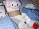 伦洛弗珊瑚绒袜子女秋冬季中筒袜加厚保暖可爱情侣袜玩偶kt猫袜子两双装 玩偶珊瑚绒（玉狗狗+KT猫） 均码 实拍图