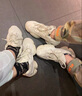 SHENHE老爹鞋男莆田500椰子鞋新款鞋子男厚底男女情侣休闲男鞋运动潮鞋 灰白色【麂皮纯源顶品】 43 偏小 选大一码 实拍图