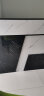 欧瑞朗公司前台接待台烤漆咨询柜台现代简约美容院餐馆小型吧台收银台 白+黑石纹烤漆 1.2米 晒单实拍图