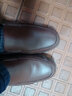厨王厨师鞋厨房工作鞋劳保鞋耐磨防水防滑防油一脚蹬休闲皮鞋 厨王2号/棕色款（防滑防水） 42 实拍图