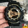 卡西欧（CASIO）手表男 G-SHOCK黑金 户外运动防水防震男表 潮流学生表考试表 GA-110GB-1A 黑金 实拍图