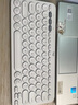 罗技（Logitech）时尚系列K390蓝牙键盘办公便携笔记本电脑平板iPad外接键盘办公用品送男友女友礼物WF13B 白色 实拍图