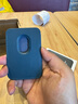堡立苹果手机皮革卡包磁吸magsafe动画iPhone真材质皮质皮革手机钱包式卡包 靛海蓝 适用苹果12-17系列 实拍图