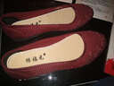 颐福元老北京布鞋女透气网鞋中老年网眼女鞋老人休闲鞋子女士妈妈凉鞋 红色 39 实拍图