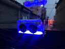爱国者T96无线蓝牙音响户外便携HIFI音质小音响低音炮车载喇叭迷你收款播报透明琉璃灯光 钻石黑 实拍图