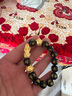 中国黄金（CHINA GOLD） 黄金貔貅手链男女款足金六字真言转运珠手串生日礼物送男友老公 送男友礼物 京速达*12mm六字真言 约3.8g-貔貅+2金珠 实拍图