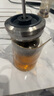 金灶（KAMJOVE） 小青柑玻璃茶壶泡茶壶 耐热玻璃茶具 茶水分离杯花茶壶飘逸杯 A75搭配K-106玻璃杯2个 380ml 实拍图