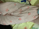 童泰婴儿秋冬衣服夹棉爬服0-1岁宝宝棉服连体衣哈衣 粉色苹果 80cm 实拍图