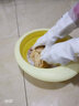 Wenli洗碗手套厨房家务清洁手套防水防滑加厚耐磨家用洗衣服刷碗加长款 3双柴犬【单层束口】加长款-M码 实拍图