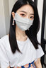 安仕邦防晒面罩女夏季轻薄透气户外开车遮阳冰丝防晒口罩护眼角男女通用 【黑色】两只装升级透气防晒口罩 实拍图