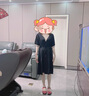 clotho Rennie品牌女装连衣裙女收腰显瘦2025夏季新款气质系带短袖中长款裙子 黑色 M 实拍图