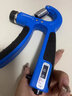 朗威握力器男士专业可调节60kg家用练手指力臂肌肉计数臂力棒健身器材 深蓝黑【5-60kg可调】-加强款 实拍图